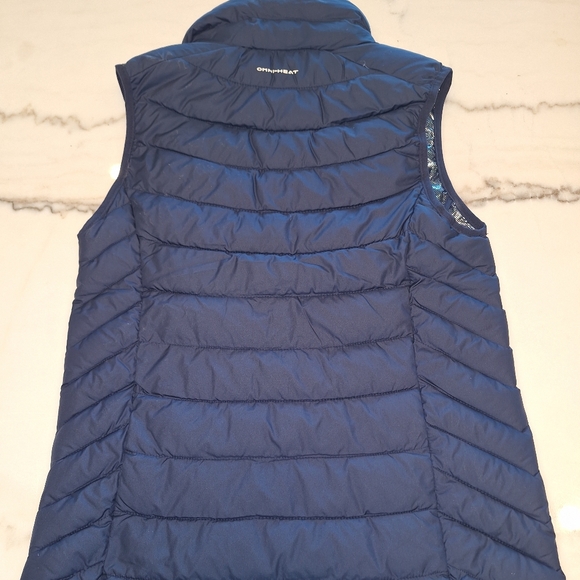 NWT Columbia Small Navy Blue Women's Powder Lite Quilted Vest - Picture 2 of 7